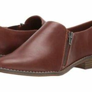 New Women's Cognac Ankle Booties Size 9